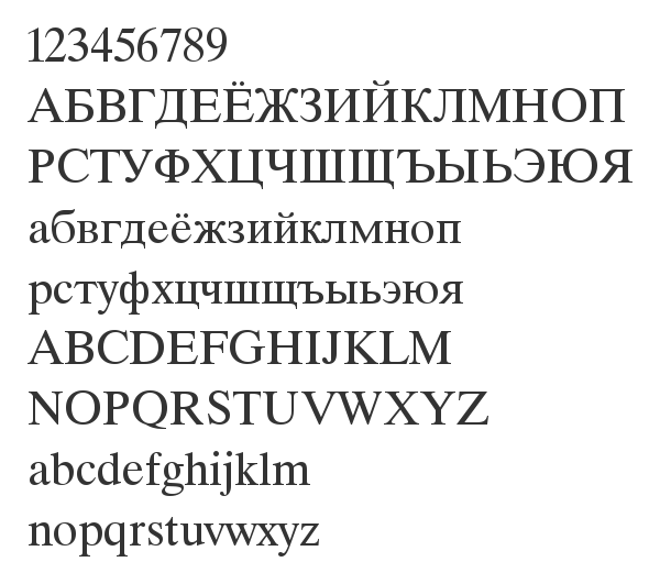 Скачать шрифт Dutch801Cyril BT Roman