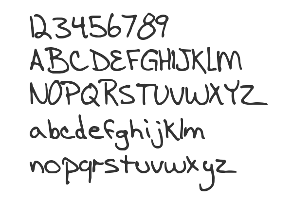 Скачать шрифт Ænigma Scrawl (BRK) Regular