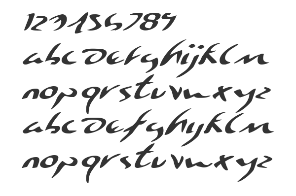 Скачать шрифт Eagleclaw Expanded Italic Expanded