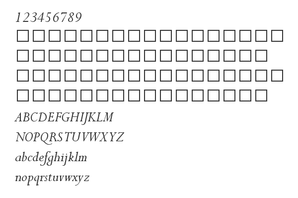 Скачать шрифт Perpetua Italic