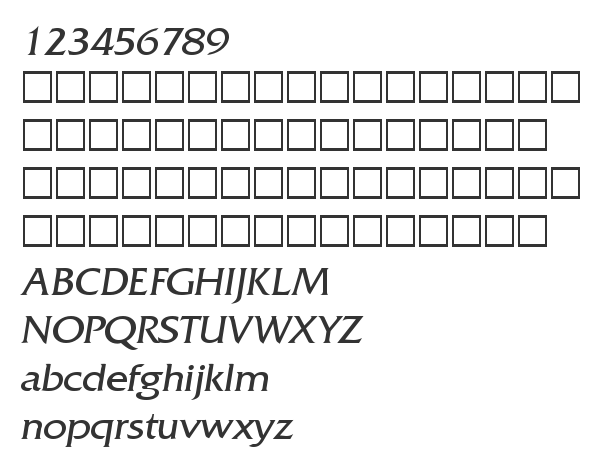 Скачать шрифт AGFriquer Oblique