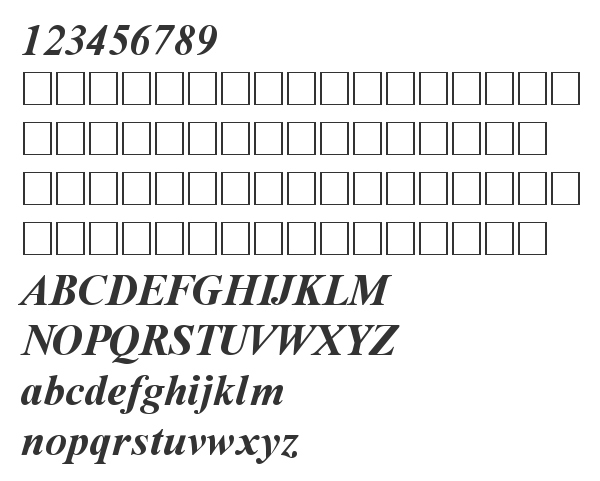 Скачать шрифт Time Roman Bold Italic