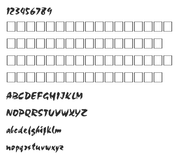 Скачать шрифт Chalk Regular