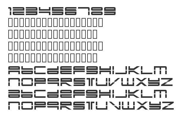 Скачать шрифт YonderRecoil Regular