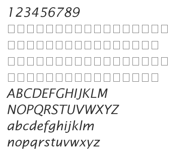 Скачать шрифт Lucida Sans Italic