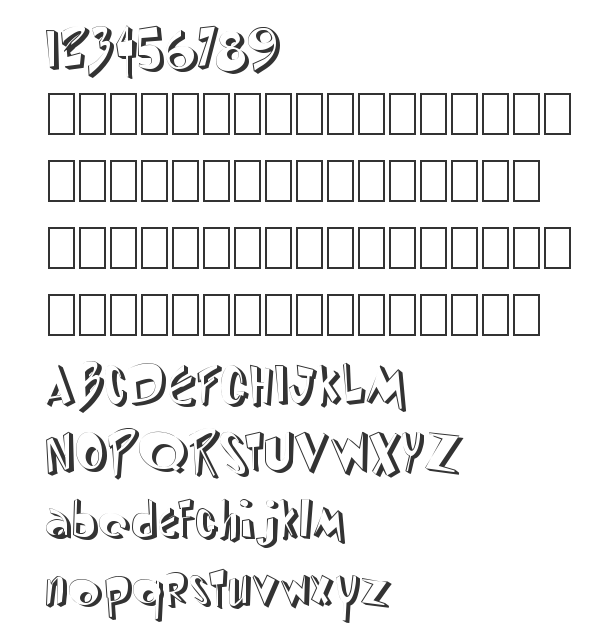 Скачать шрифт DiPed Thick Normal