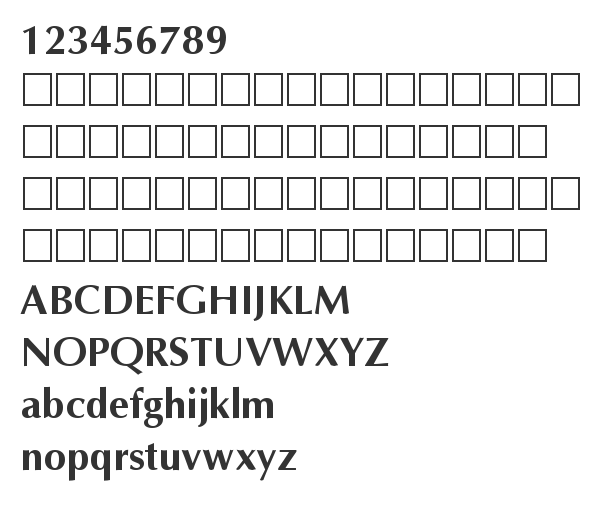 Скачать шрифт AGOpus Bold