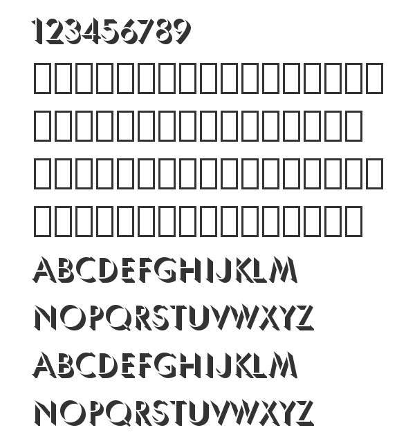 Скачать шрифт Umbra BT Regular