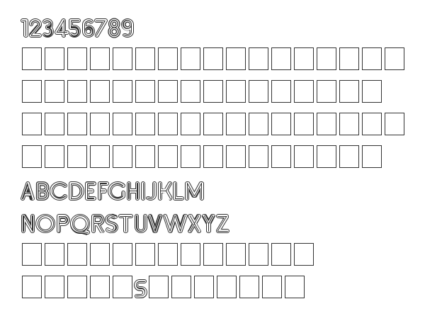 Скачать шрифт Inset7 Bold