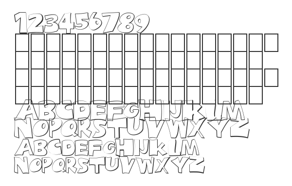 Скачать шрифт FZ JAZZY 10 3D Normal