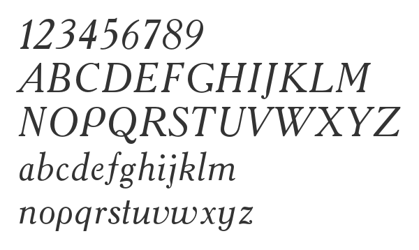 Скачать шрифт AcademyC Italic