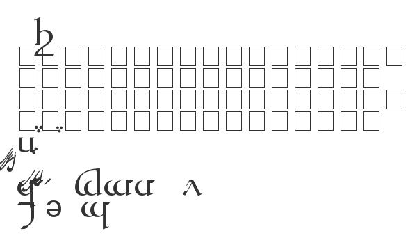 Скачать шрифт Tengwar Quenya-A Regular