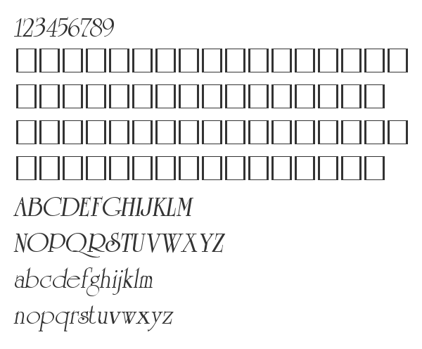 Скачать шрифт AGReverance Oblique