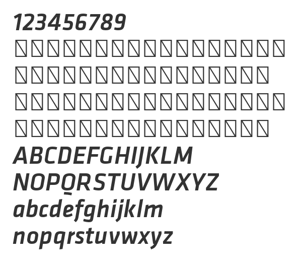 Скачать шрифт Klavika Medium Italic