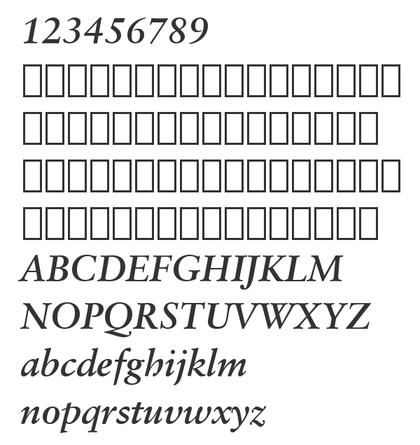 Скачать шрифт ClassGarmnd BT Bold Italic