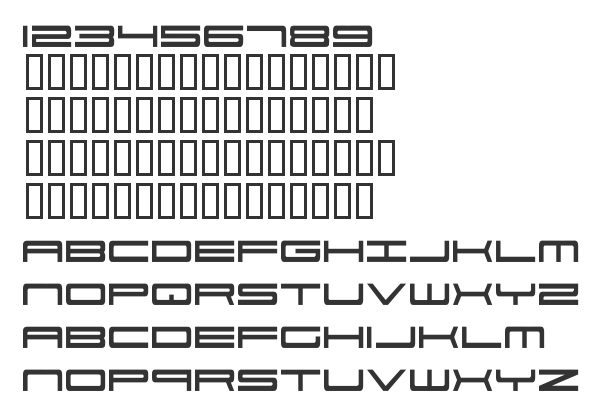 Скачать шрифт 911 Porscha Regular