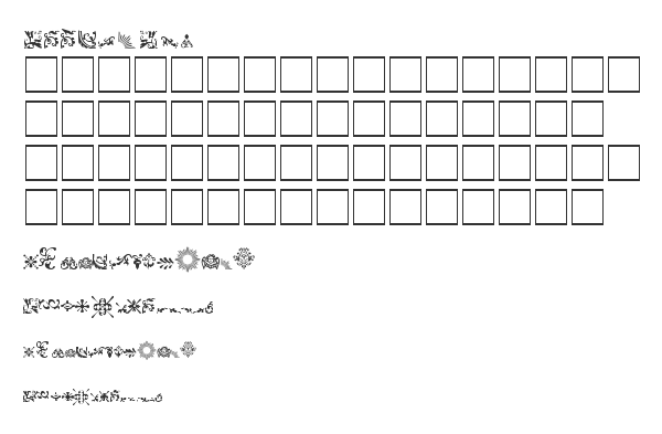 Скачать шрифт FleurDesign Regular