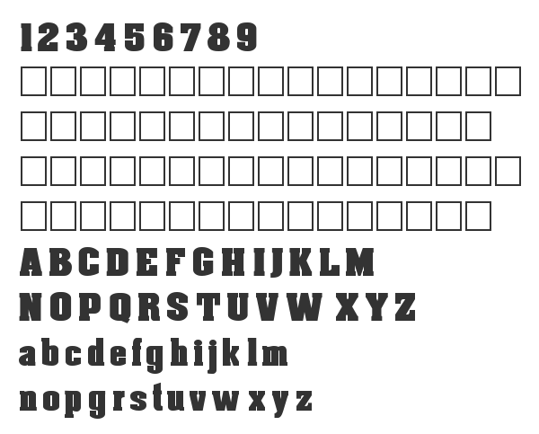 Скачать шрифт DG_Aachen Normal