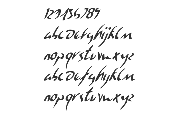 Скачать шрифт Eagleclaw Condensed Italic