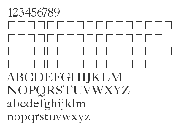 Скачать шрифт Caslon 540 Regular