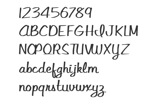 Скачать шрифт LibbyScript Bold Bold