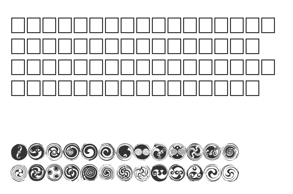 Скачать шрифт Spirals Regular