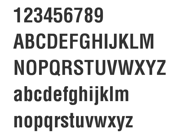 Скачать шрифт Helvetica LT Condensed Bold