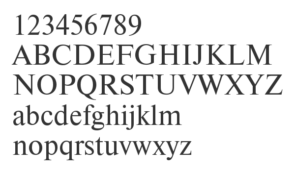 Скачать шрифт NewtonC Regular