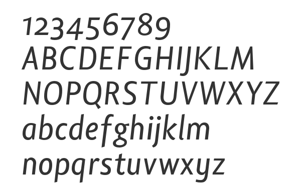 Скачать шрифт Lisboa Sans OSF Italic