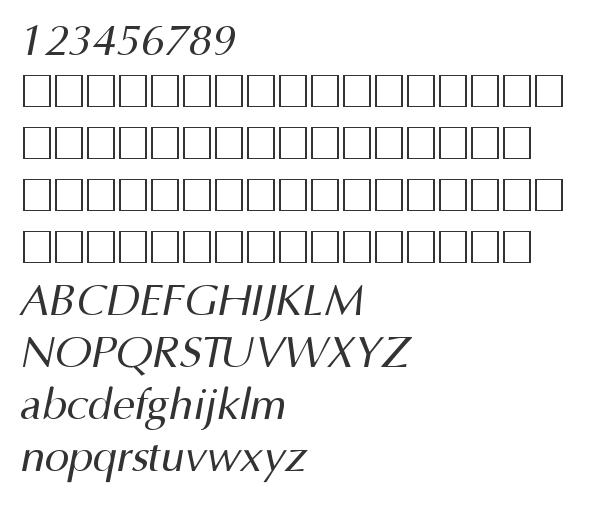 Скачать шрифт Optima Italic