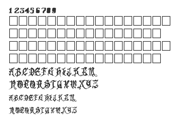 Скачать шрифт FrightWrite1 Regular