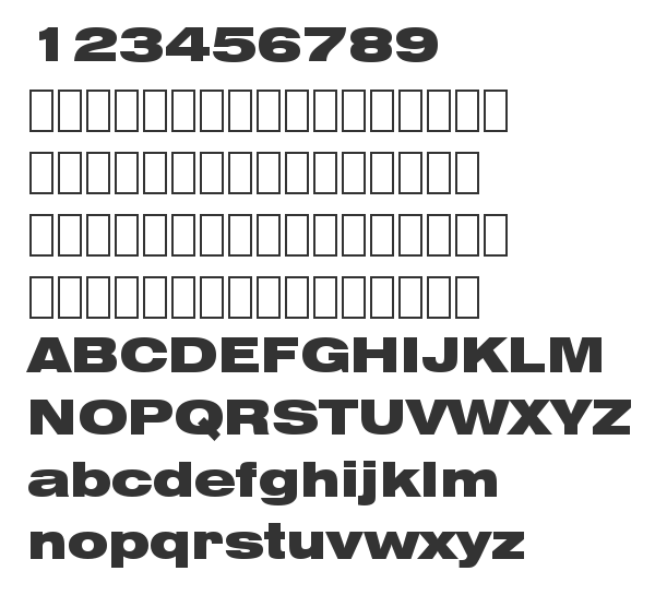 Скачать шрифт Swis721 BlkEx BT Black