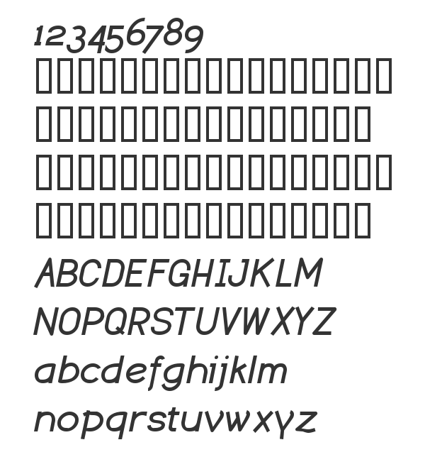 Скачать шрифт Dustismo Bold Italic