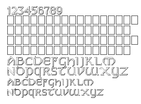 Скачать шрифт FZ JAZZY 31 3D Normal