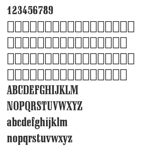 Скачать шрифт Schadow BlkCn BT Black