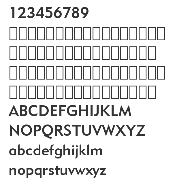 Скачать шрифт Geometr415 Md BT Medium