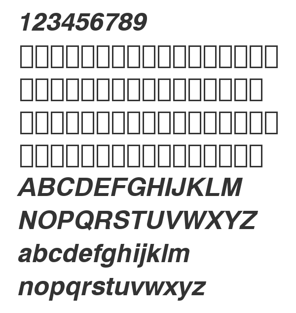 Скачать шрифт Swiss 721 SWA Bold Oblique