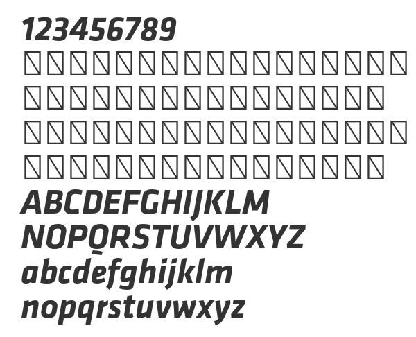 Скачать шрифт Klavika Bold Bold Italic