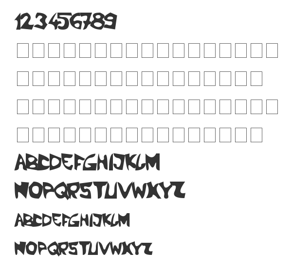 Скачать шрифт LBC Boom Regular