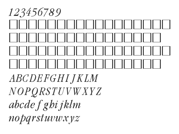 Скачать шрифт Garamondcond Light Italic