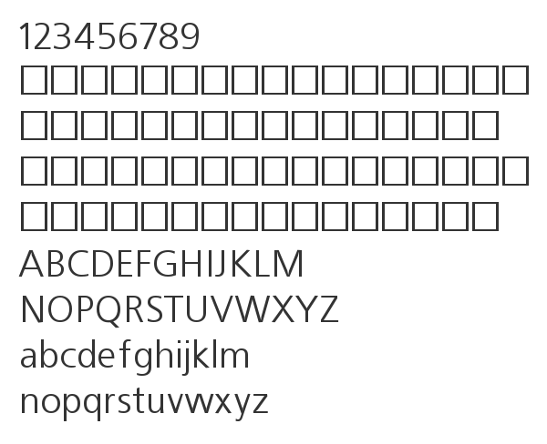 Скачать шрифт FreeSet Normal