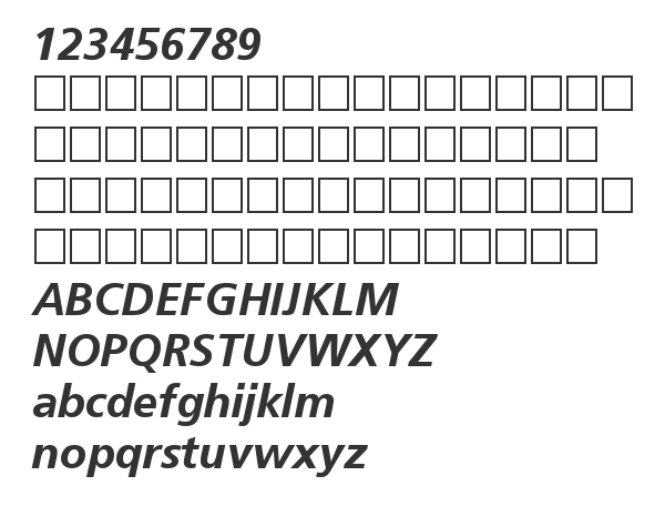 Скачать шрифт Frugal Sans Bold Italic