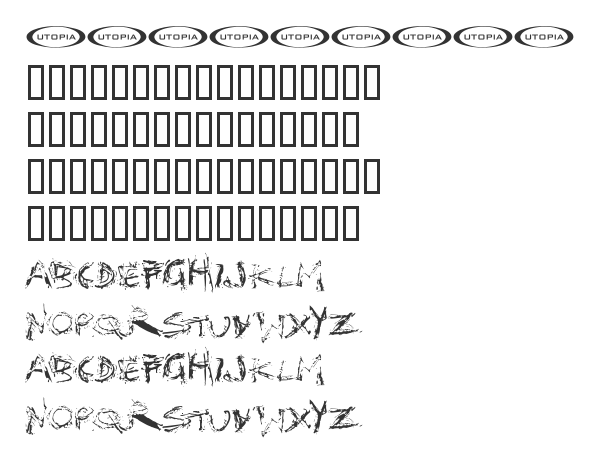 Скачать шрифт Distortia Regular