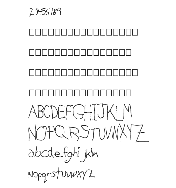 Скачать шрифт My Left Font Normal