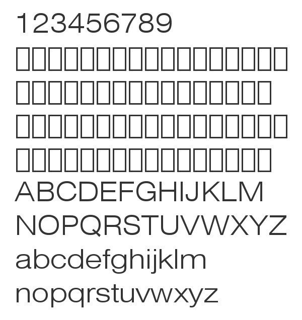 Скачать шрифт Swis721 LtEx BT Light