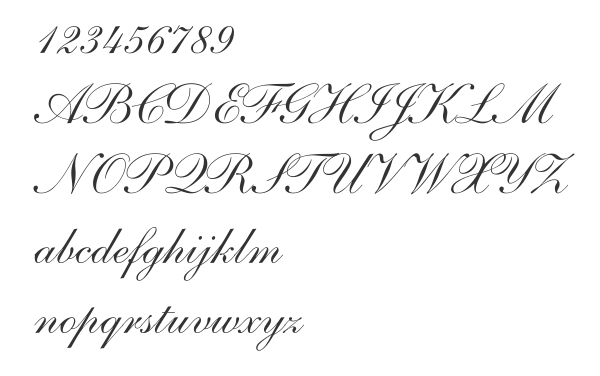 Скачать шрифт Nelson Script Regular