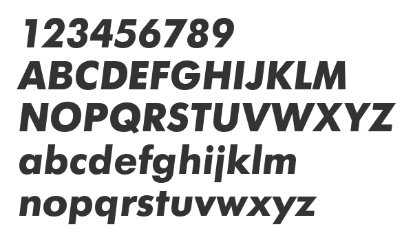 Скачать шрифт FuturisC Bold Italic