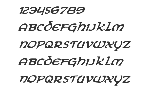 Скачать шрифт Erin Go Bragh Italic Italic