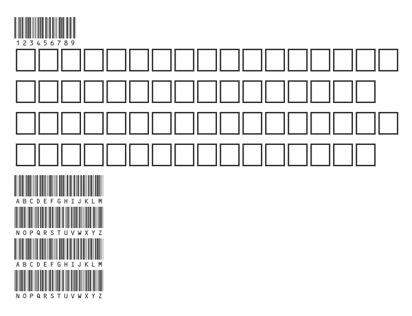 Скачать шрифт C39HrP72DlTt Normal