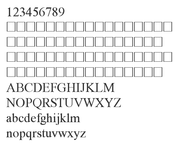 Скачать шрифт Time Roman Normal